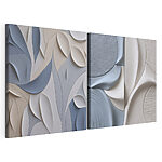 Modulaire canvasprint Kunstzinnige lagen in rustgevende kleuren