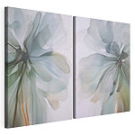 Modulaire canvasprint Fijne bloemblaadjes in zachte tinten