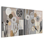 Modulaire canvasprint Twee schilderijen van paardenbloemen