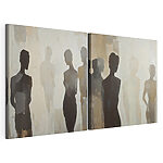 Modulaire canvasprint Schilderij van een vrouwenlichaam