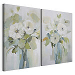 Modulaire canvasprint Schilderij van bloemen in een vaas