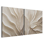 Modulaire canvasprint Vloeiende patronen in zachte tinten