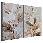 Modulaire canvasprint Zachte tinten vol botanische elegantie