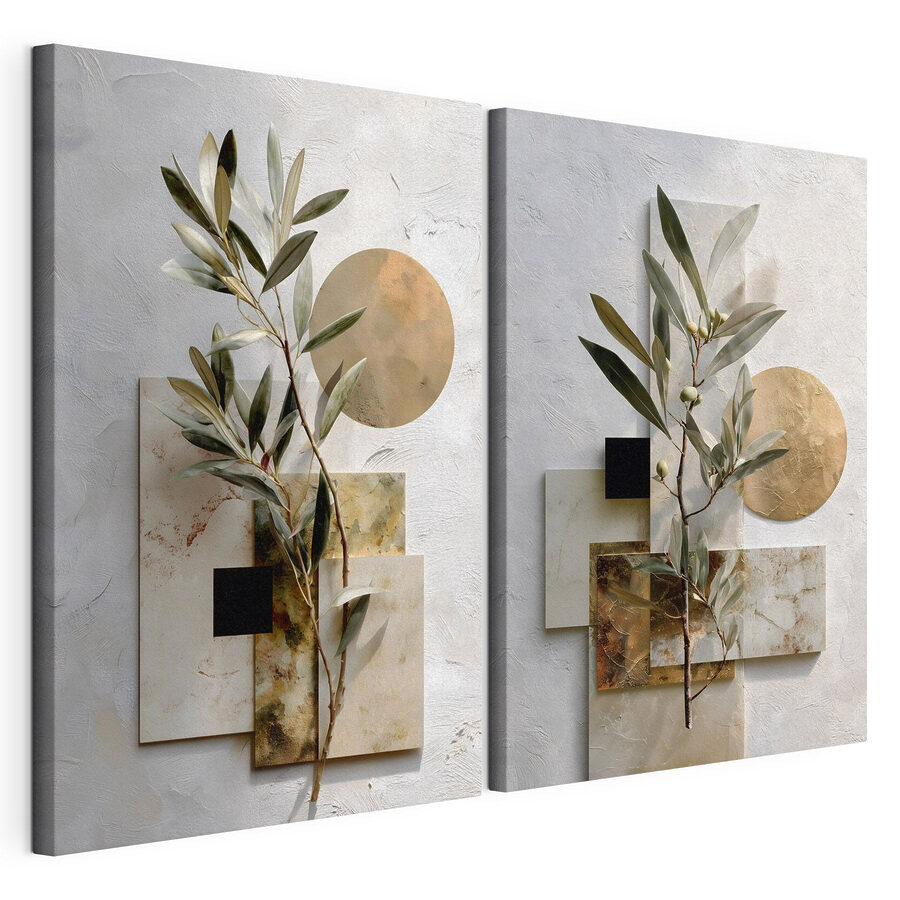 Modulaire canvasprint Elegante composities van natuur en kunst (Artikelnummer: m30618) Modulaire canvasprint Elegante composities van natuur en kunst (Artikelnummer: m30618)
