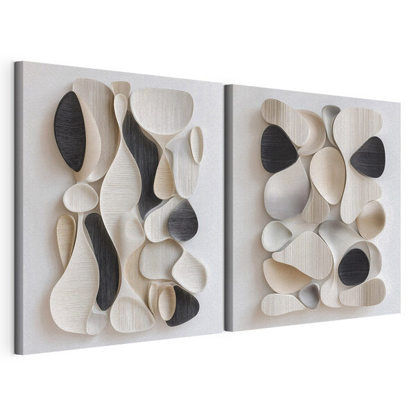 Modulaire canvasprint Collage van verschillende vormen