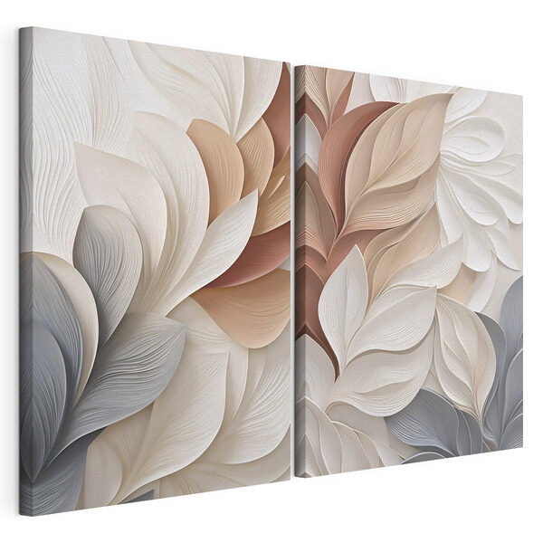 Subtiele lagen van de schoonheid van de natuur Modulaire canvasprint Subtiele lagen van de schoonheid van de natuur