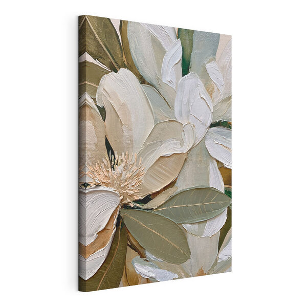 Verfijnde bloemen in zachte kleuren Canvas Schilderijen Verfijnde bloemen in zachte kleuren