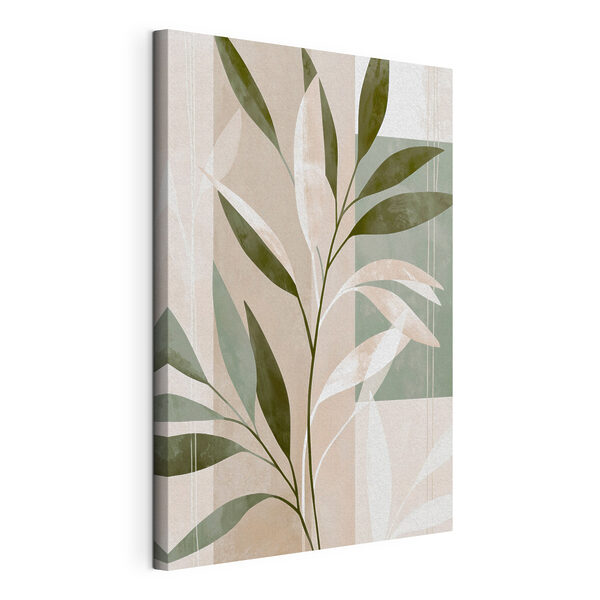 Schilderij van een plant Canvas Schilderijen Schilderij van een plant