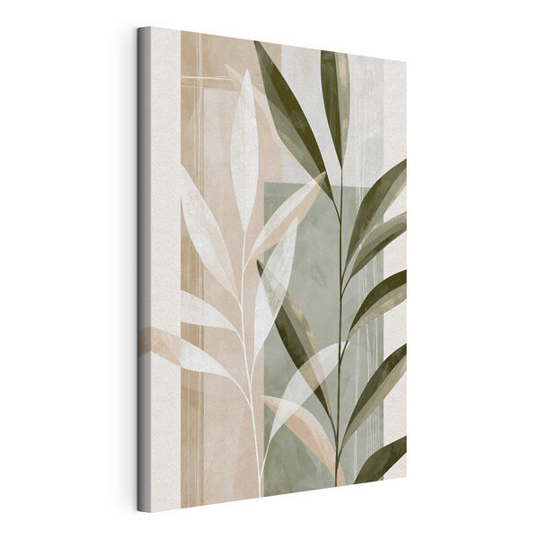 Rustgevend, op de natuur geïnspireerd abstract ontwerp Canvas Schilderijen Rustgevend, op de natuur geïnspireerd abstract ontwerp