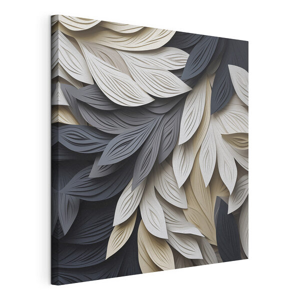 Elegante lagen in het ontwerp van de natuur Canvas Schilderijen Elegante lagen in het ontwerp van de natuur