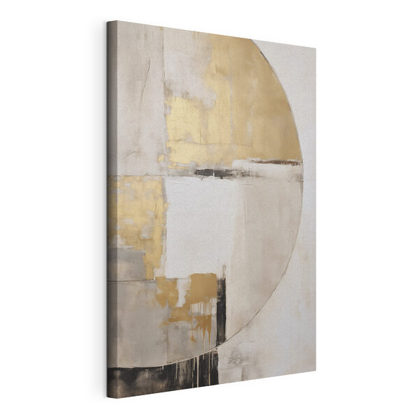 Canvas Schilderijen Abstracte elegantie in ingetogen tinten