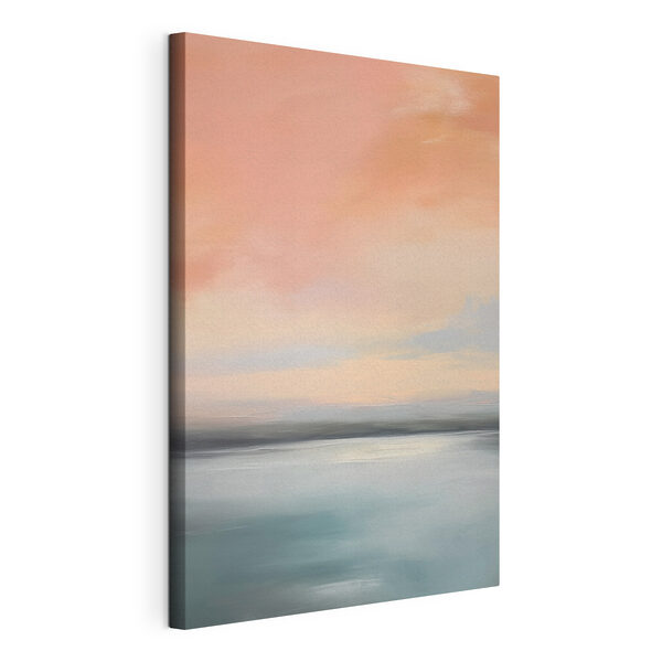 Canvas Schilderijen Water en lucht met wolken