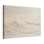 Canvas Schilderijen Wit zand met golven