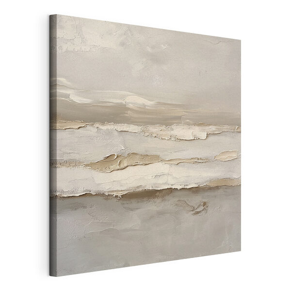 Canvas Schilderijen Rustige, minimalistische landschapsabstractie